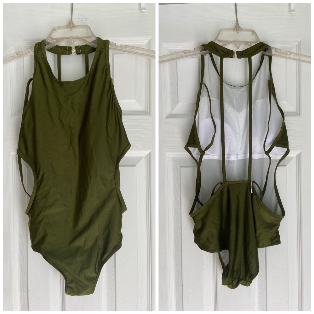 Strappy Back One-piece Swimsuit